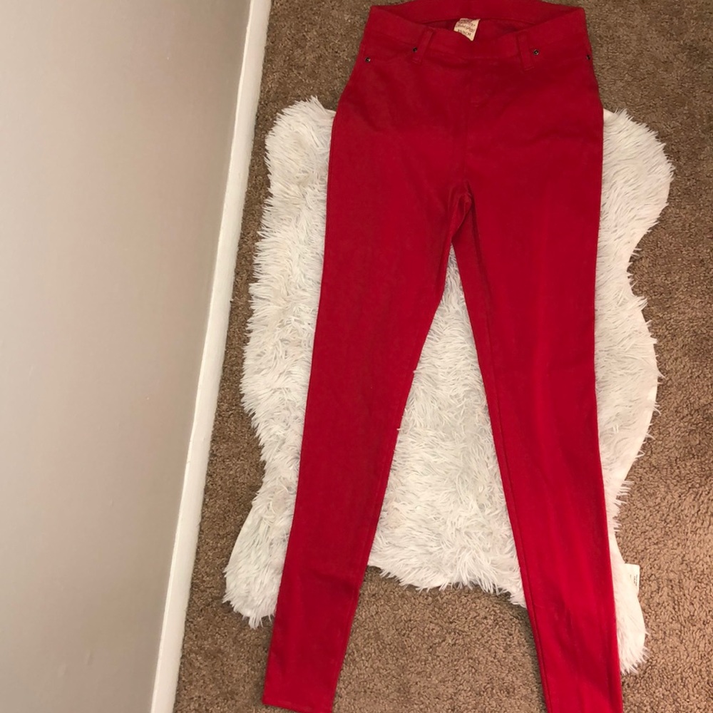 Faded Glory Red jeggings